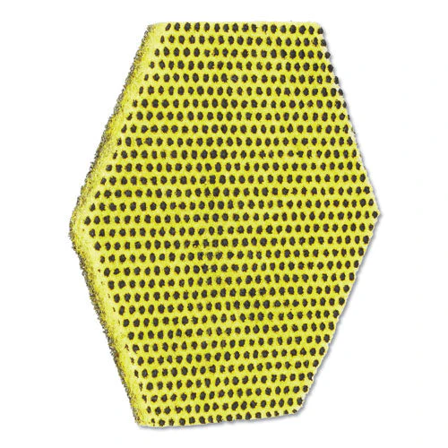 Dual Purpose Scour Pad, 5 X 5.75, Green/yellow, 15/carton - Image 3