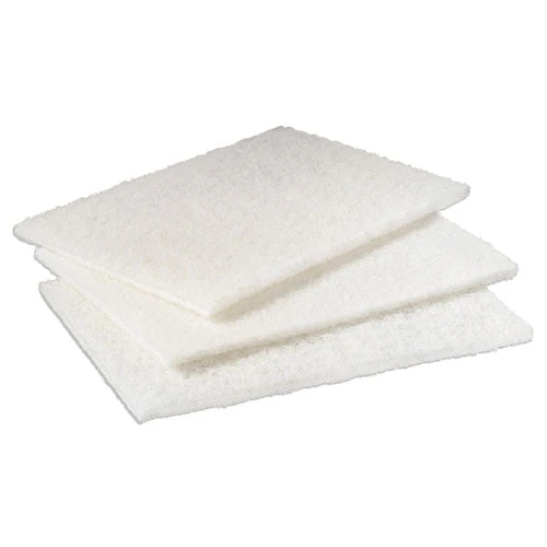 Light Duty Cleansing Pad, 6 X 9, White, 20/pack, 3 Packs/carton - Image 1