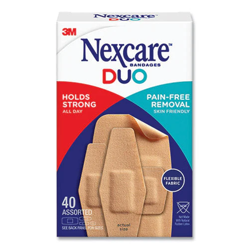 Duo Bandages, Plastic, Assorted Sizes, 40/pack - Image 1
