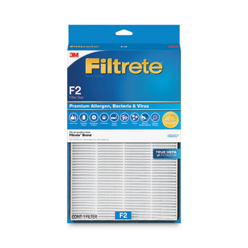 Premium True Hepa Room Air Purifier Filter, 8.89 X 15, 4/carton - Image 1