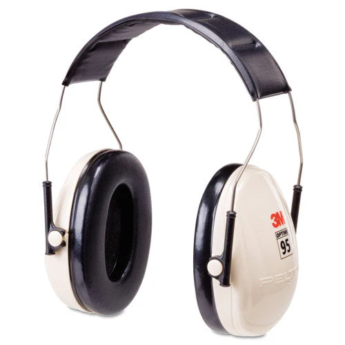 Peltor Optime 95 Low-profile Folding Ear Muff H6f/v, 21 Db, Beige/black - Image 1