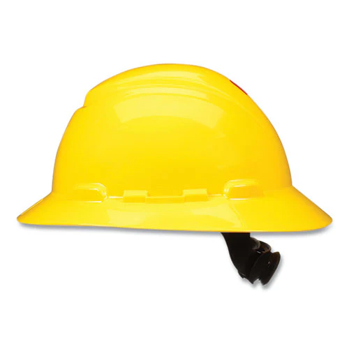 Securefit Full Brim Hard Hat With Uvicator, Four-point Ratchet Suspension, Yellow - Image 2