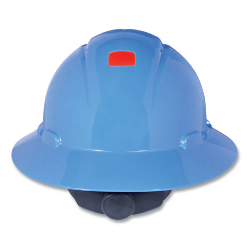 Securefit H-series Hard Hats, H-800 Hat With Uv Indicator, 4-point Pressure Diffusion Ratchet Suspension, Blue - Image 1