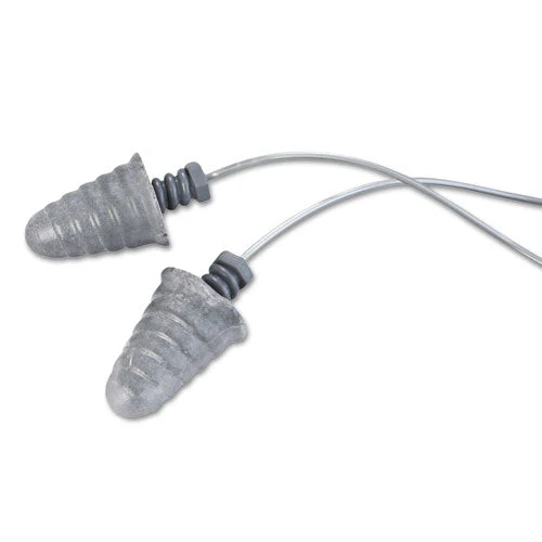 E-a-r Skull Screws Earplugs, Corded, 32 Db Nrr, Gray, 120 Pairs - Image 1