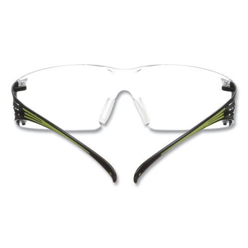 Securefit Protective Eyewear, 400 Series, Green Plastic Frame, Clear Polycarbonate Lens - Image 3