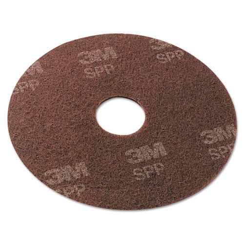 Surface Preparation Pad, 13" Diameter, Maroon, 10/carton - Image 1