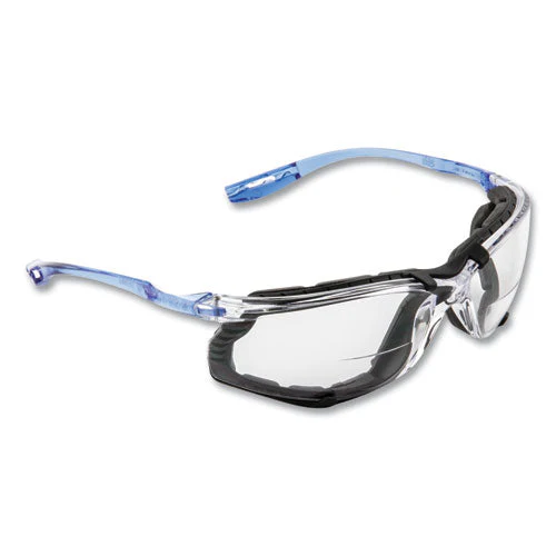 Ccs Protective Eyewear With Foam Gasket, +1.5 Diopter Strength, Blue Plastic Frame, Clear Polycarbonate Lens - Image 1