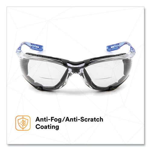 Ccs Protective Eyewear With Foam Gasket, +1.5 Diopter Strength, Blue Plastic Frame, Clear Polycarbonate Lens - Image 2
