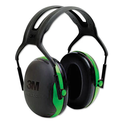 Peltor X Series Earmuffs, Model X1a, 22 Db Nrr, Black/green - Image 1