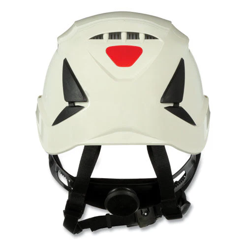 Securefit X5000 Series Safety Helmet, Vented, 6-point Pressure Diffusion Ratchet Suspension, White - Image 2