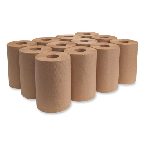 Morsoft Universal Roll Towels, 1-ply, 7.88" X 300 Ft, Brown, 12 Rolls/carton - Image 3