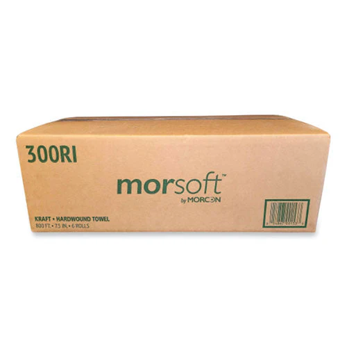 Morsoft Controlled Towels, I-notch, 1-ply, 7.5" X 800 Ft, Kraft, 6 Rolls/carton - Image 2