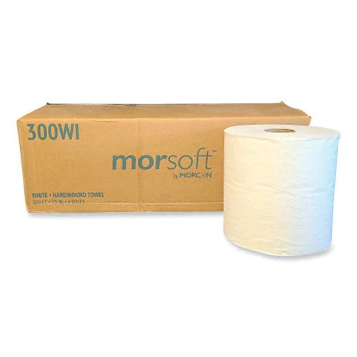 Morsoft Controlled Towels, I-notch, 1-ply, 7.5" X 800 Ft, White, 6 Rolls/carton - Image 3