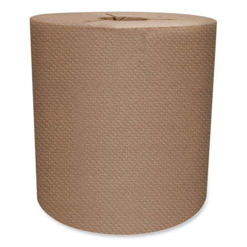 Morsoft Controlled Towels, Y-notch, 1-ply, 8" X 800 Ft, Kraft, 6 Rolls/carton - Image 3