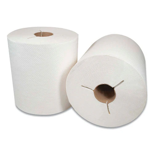 Morsoft Controlled Towels, Y-notch, 1-ply, 8" X 800 Ft, White, 6 Rolls/carton - Image 1