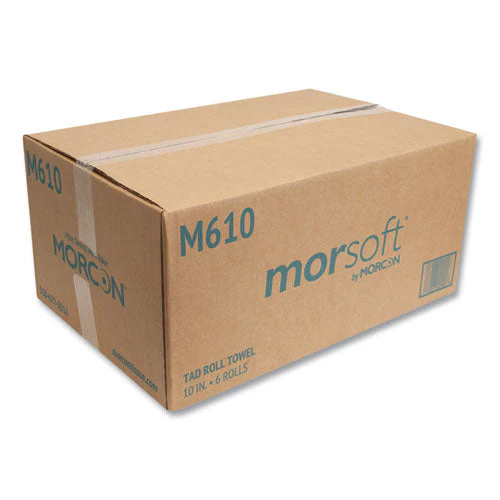 10 Inch Tad Roll Towels, 1-ply, 10" X 500 Ft, White, 6 Rolls/carton - Image 3