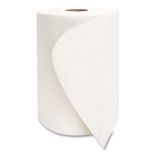 10 Inch Tad Roll Towels, 1-ply, 10" X 500 Ft, White, 6 Rolls/carton - Image 2