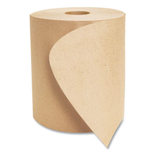 Morsoft Universal Roll Towels, 1-ply, 8" X 800 Ft, Brown, 6 Rolls/carton - Image 2