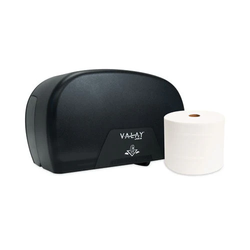 Morsoft Plastic Small Core Tissue Dispenser, 5.4 X 8.51 X 13.55, Black - Image 2