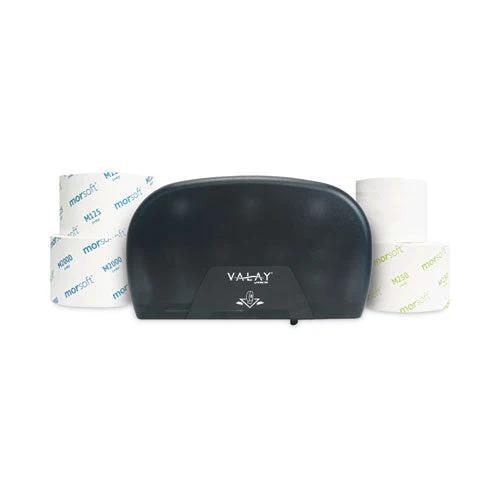 Morsoft Plastic Small Core Tissue Dispenser, 5.4 X 8.51 X 13.55, Black - Image 3