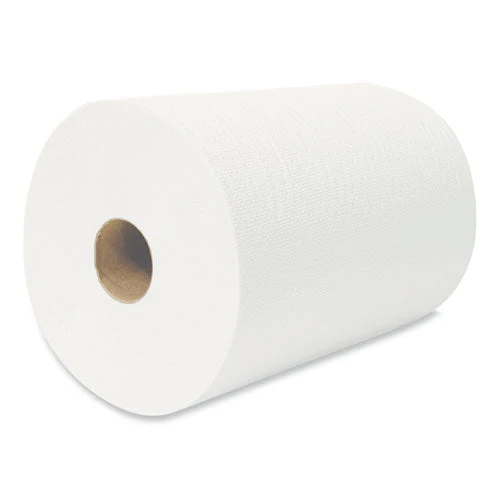 10 Inch Tad Roll Towels, 1-ply, 10" X 550 Ft, White, 6 Rolls/carton - Image 3