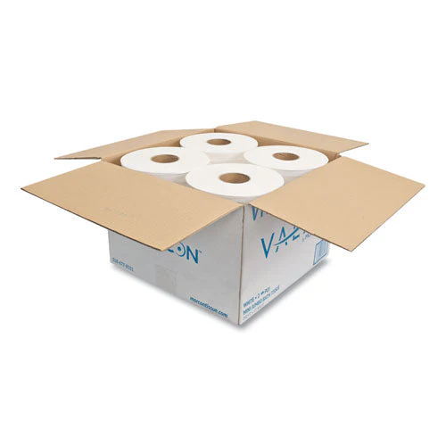 Valay Mini Jumbo Bath Tissue, Septic Safe, 2-ply, White, 750 Ft, 12 Rolls/carton - Image 3