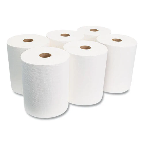 10 Inch Tad Roll Towels, 1-ply, 10" X 700 Ft, White, 6 Rolls/carton - Image 3