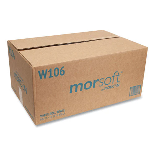 10 Inch Roll Towels, 1-ply, 10" X 800 Ft, White, 6 Rolls/carton - Image 3
