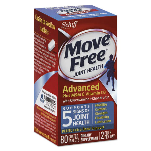 Move Free Advanced Plus Msm And Vitamin D3 Joint Health Tablet, 80 Count, 12/carton - Image 2