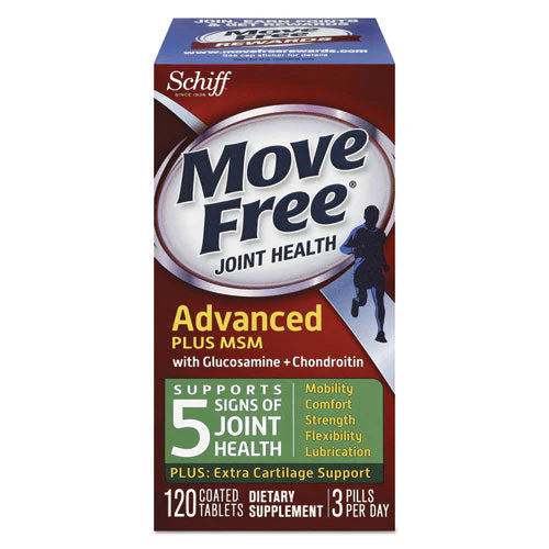 Move Free Advanced Plus Msm Joint Health Tablet, 120 Count - Image 1