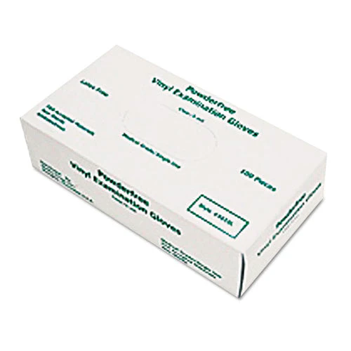 Disposable Vinyl Gloves, Large, 5 Mil, Medical Grade, 100/box - Image 1