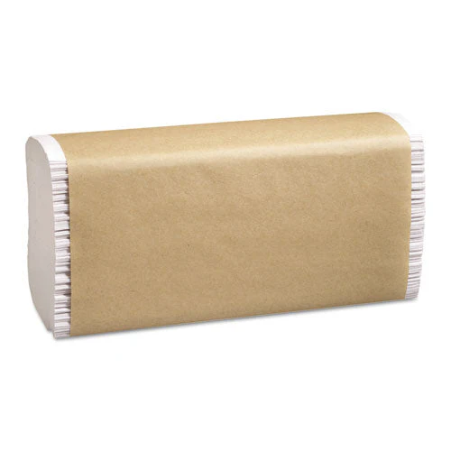 100% Recycled Folded Paper Towels, Multi-fold, 1-ply, 9.5 X 9.25, White, 250/pack, 16 Packs/carton - Image 1