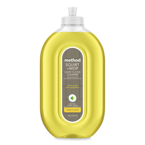 Squirt + Mop Hard Floor Cleaner, 25 Oz Spray Bottle, Lemon Ginger Scent - Image 1