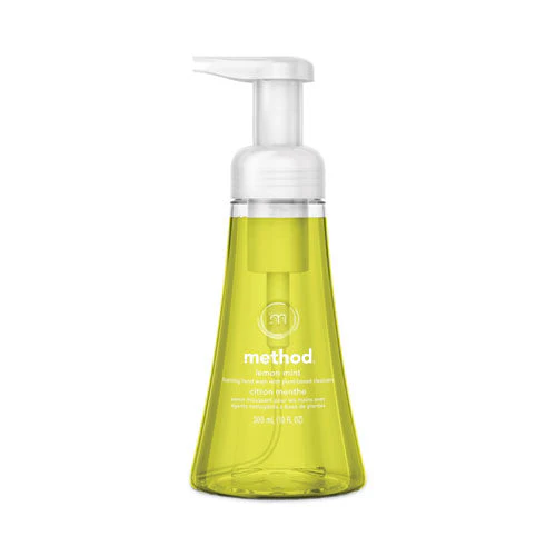Foaming Hand Wash, Lemon Mint, 10 Oz Pump Bottle - Image 1