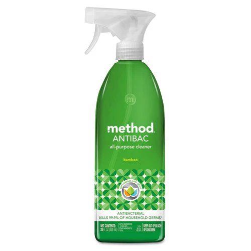 Antibac All-purpose Cleaner, Bamboo, 28 Oz Spray Bottle, 8/carton - Image 1