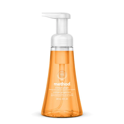 Foaming Hand Wash, Orange Ginger, 10 Oz Pump Bottle - Image 1