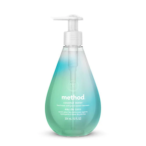 Gel Hand Wash, Coconut Waters, 12 Oz Pump Bottle - Image 1
