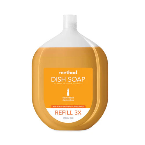 Dish Soap Refill Tub, Clementine Scent, 54 Oz Tub, 4/carton - Image 1
