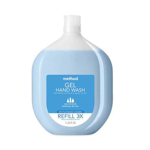 Gel Hand Wash Refill Tub, Sea Minerals, 34 Oz Tub - Image 1