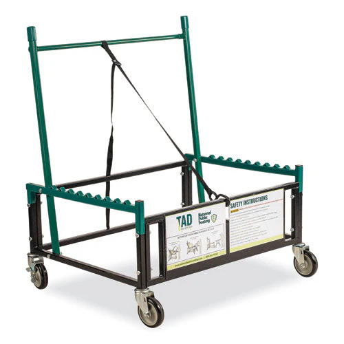 Table Assist Dolly, 1,000 Lb Capacity, 38 X 30 X 44.5, Black/green, Ships In 1-3 Business Days - Image 1