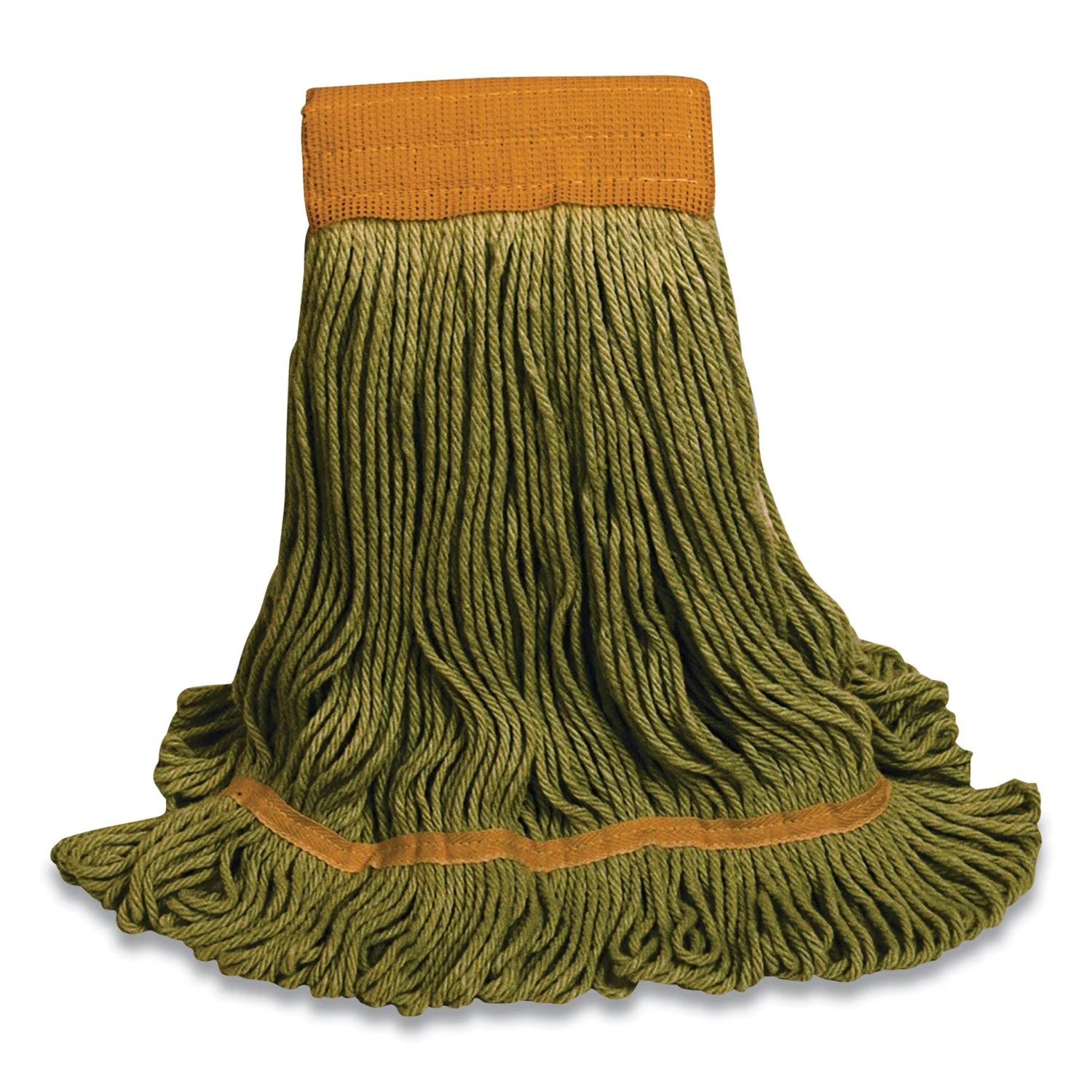 1200 Series Mop Head, Pet, Large, 5" Headband, Green - Image 1