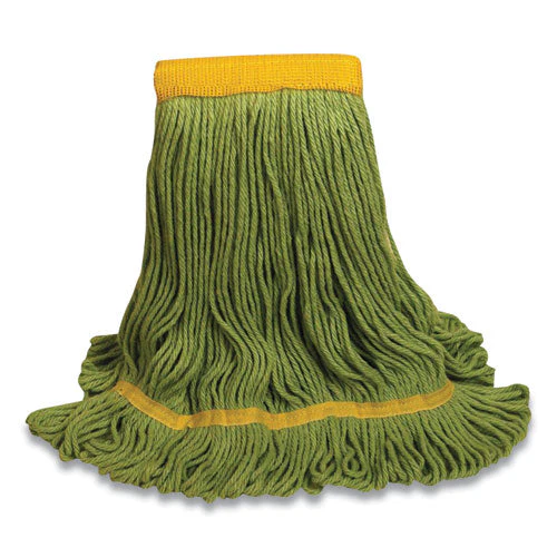 1400 Series Mop Head, Cotton/rayon/synthetic Blend, Medium, 5″ Headband, Green