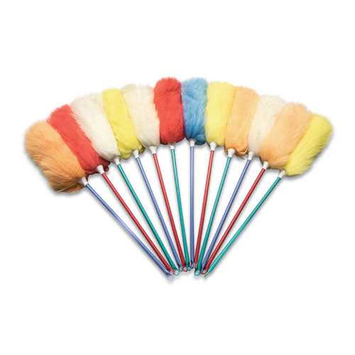 Lambswool Duster, 26" Length, Assorted Wool/handle Color - Image 1