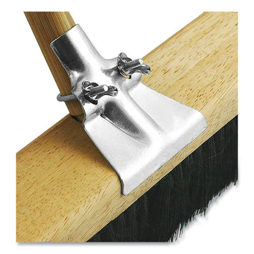 Push Broom Handle Brace, Metal, Small, Fits Push Brooms - Image 1