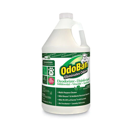 Concentrated Odor Eliminator, Eucalyptus, 1 Gal Bottle, 4/carton - Image 1
