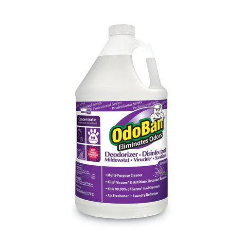 Concentrate Odor Eliminator And Disinfectant, Lavender Scent, 1 Gal Bottle, 4/carton - Image 1