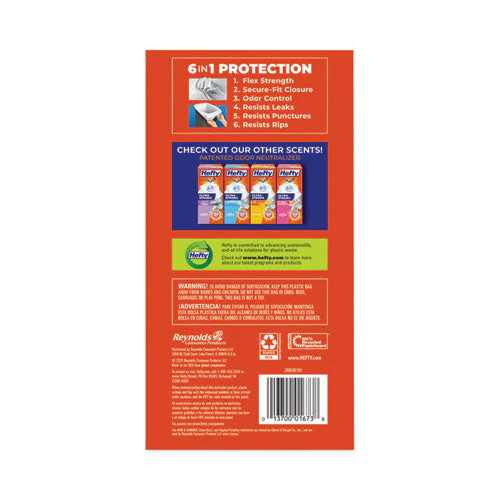 Ultra Strong Tall Kitchen And Trash Bags, 13 Gal, 0.9 Mil, 23.75" X 24.88", White, 110/box - Image 3