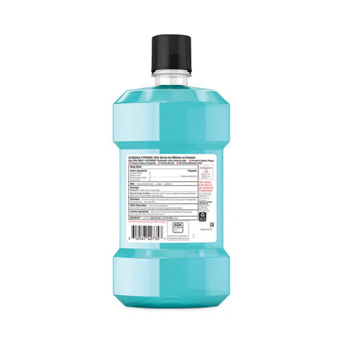 Listerine Cool Mint Mouthwash, 1 L Bottle - Image 3
