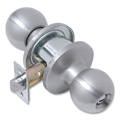 Light Duty Commercial Privacy Knob Lockset, Stainless Steel Finish - Image 1