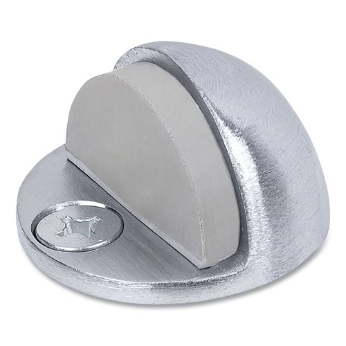 Low Dome Floor Stop, 1.75" Diameter X 1.5"h, Satin Chrome - Image 1
